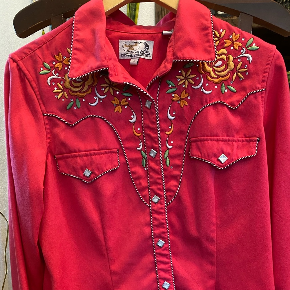 Vintage Western Top / Blouse / Shirt